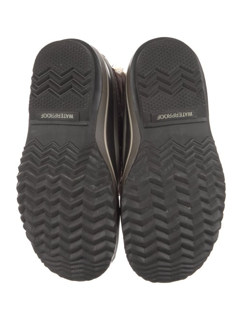 Sorel Suede Faux Fur Trim Lace-Up Boots