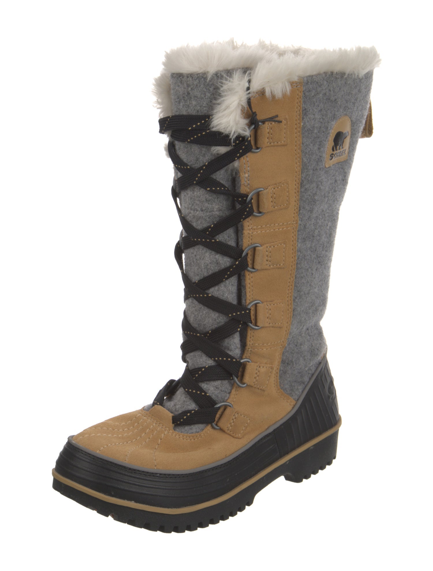 Sorel Suede Printed Lace-Up Boots