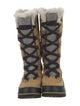 Sorel Suede Printed Lace-Up Boots