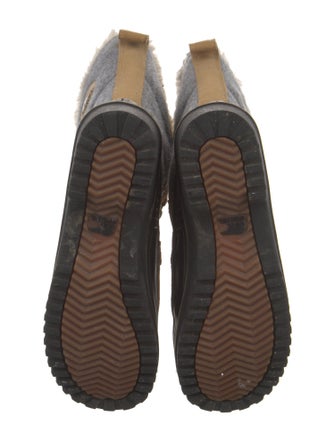 Sorel Suede Printed Lace-Up Boots