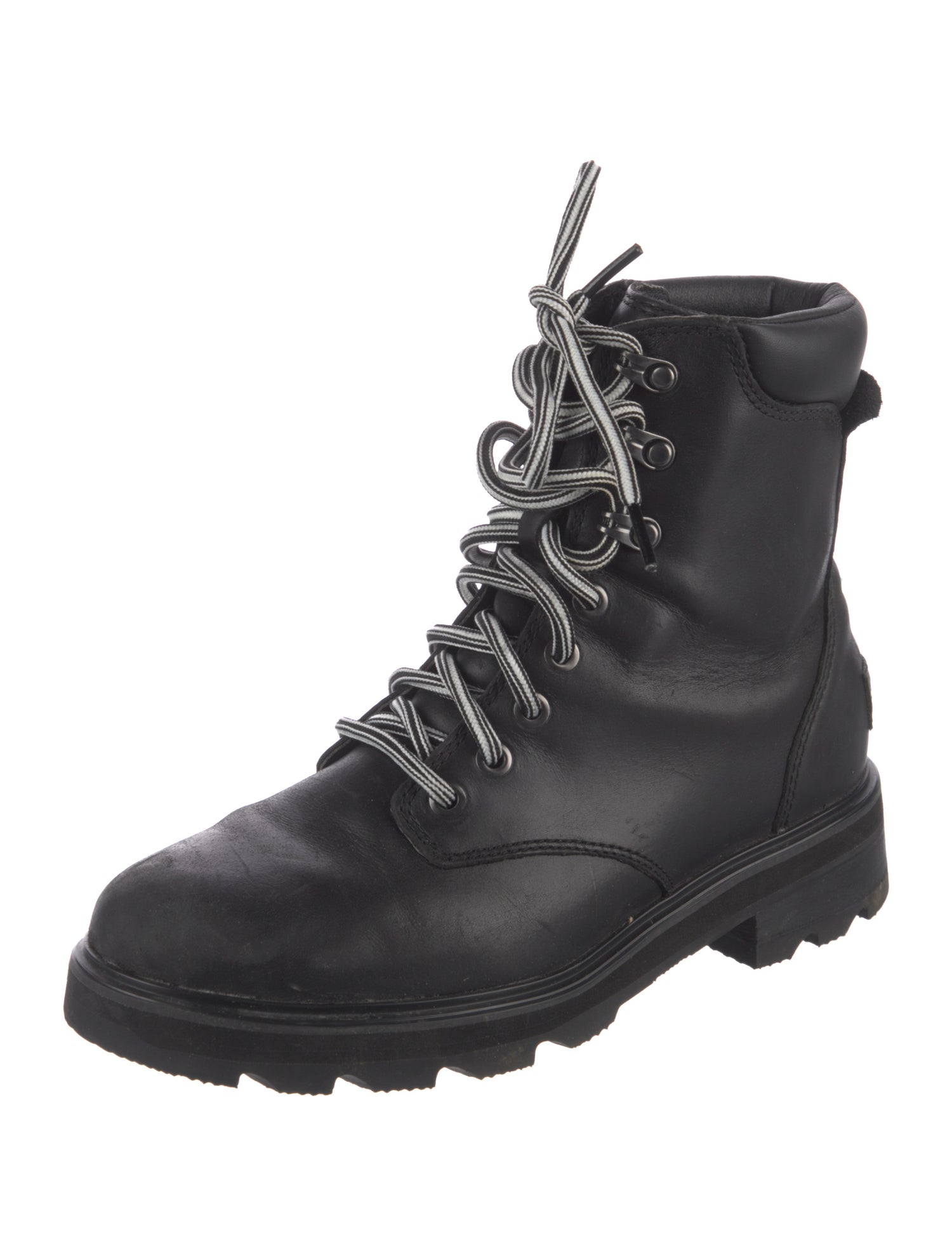 Sorel Leather Combat Boots