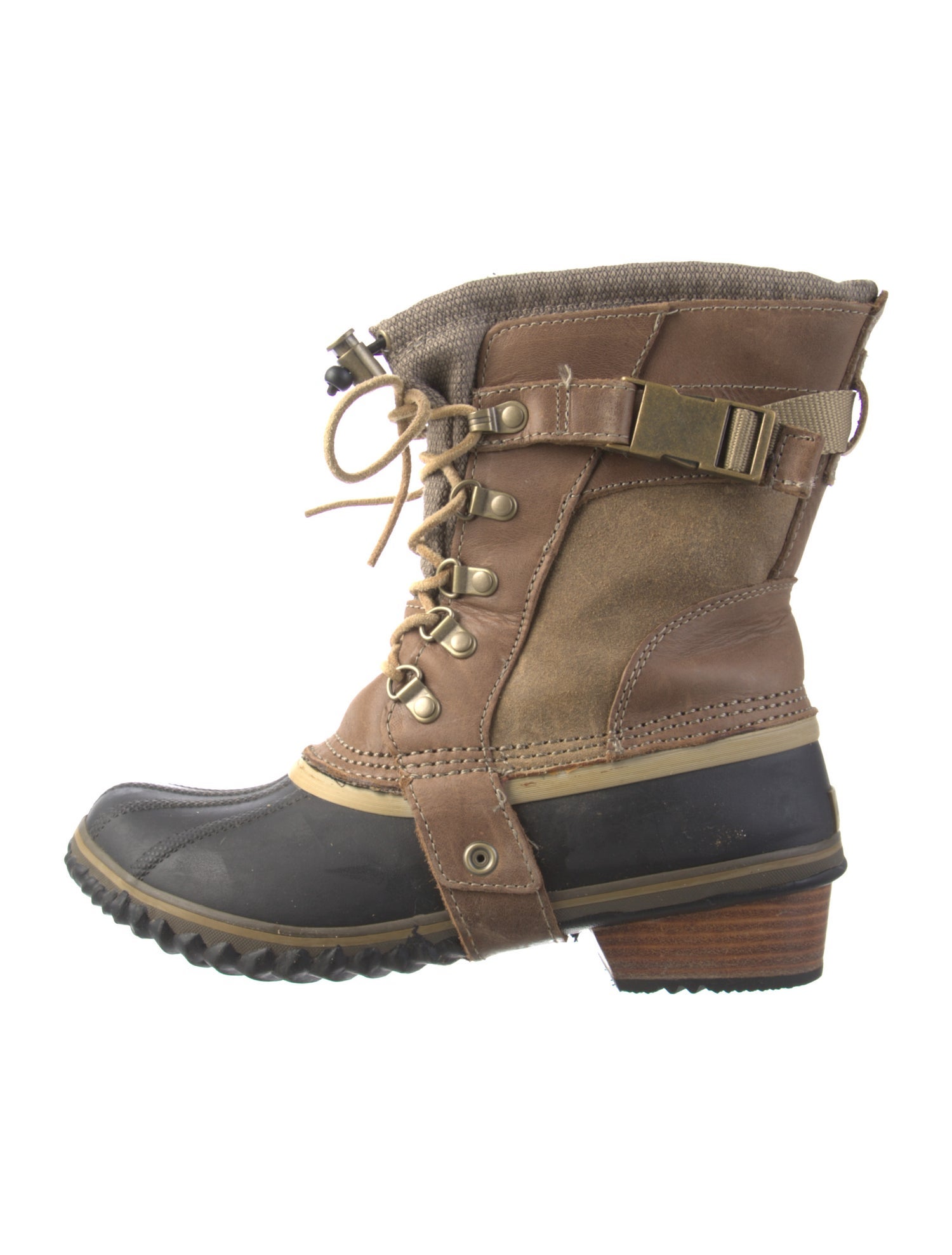 Sorel Leather Lace-Up Boots