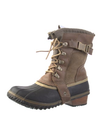 Sorel Leather Lace-Up Boots
