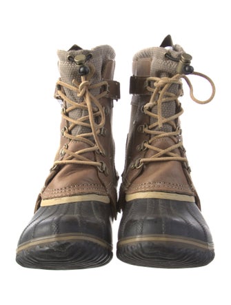Sorel Leather Lace-Up Boots