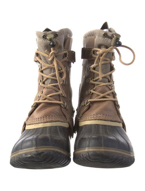 Sorel Leather Lace-Up Boots