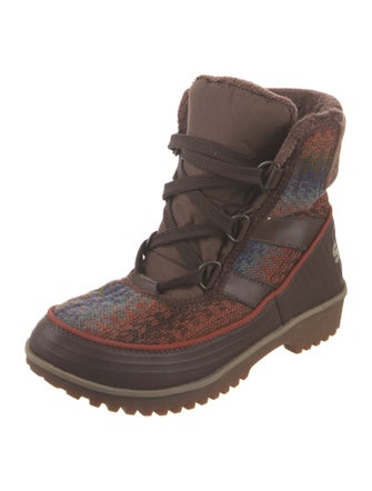 Sorel Printed Lace-Up Boots