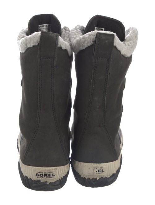 Sorel Faux Fur Trim Lace-Up Boots