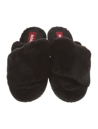 Sorel Faux Fur Slides