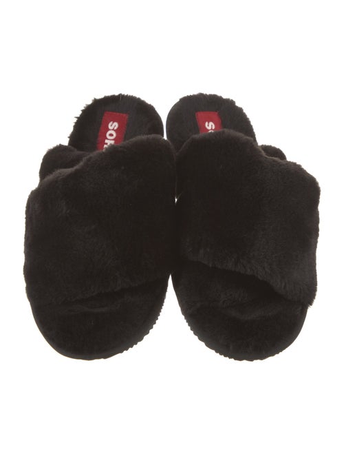 Sorel Faux Fur Slides