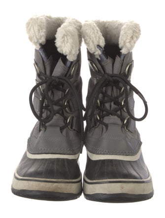 Sorel Printed Leather Trim Embellishment Lace-Up Boots
