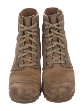Sorel Canvas Lace-Up Boots