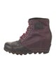 Sorel Canvas Lace-Up Boots