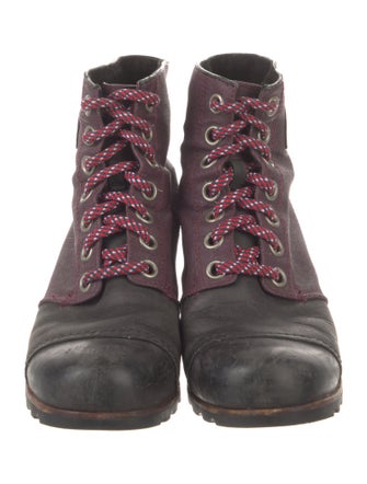 Sorel Canvas Lace-Up Boots