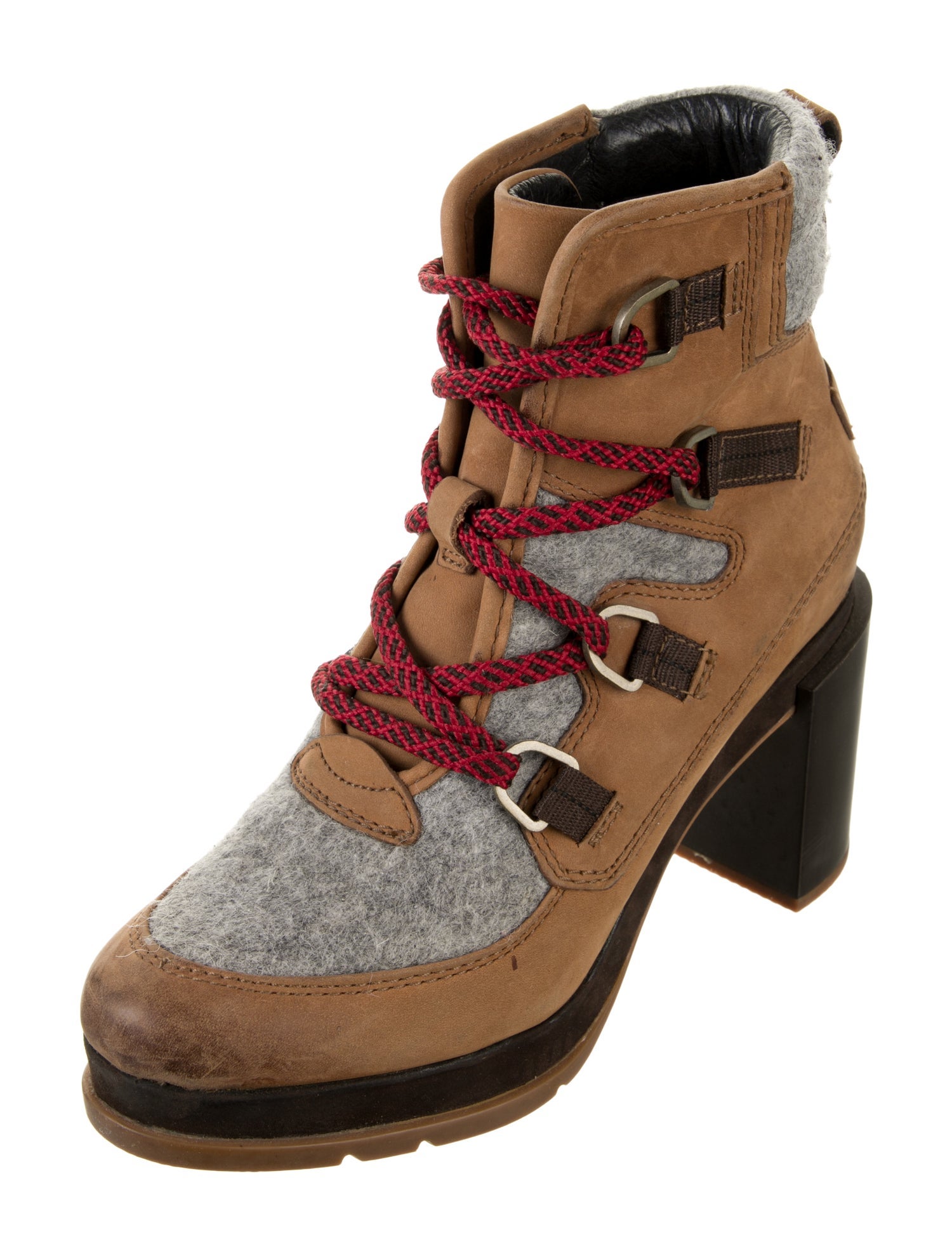 Sorel Leather Lace-Up Boots