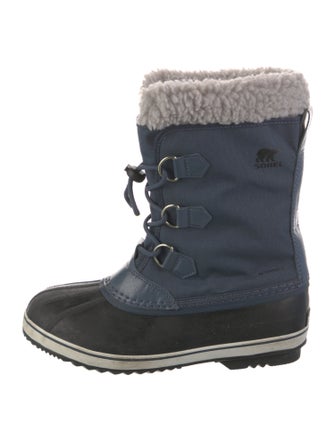 Sorel Fur Trim Lace-Up Boots