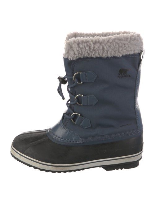 Sorel Fur Trim Lace-Up Boots