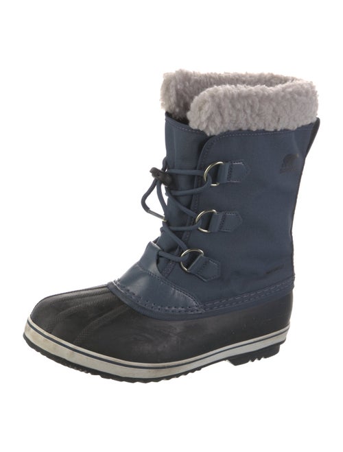 Sorel Fur Trim Lace-Up Boots