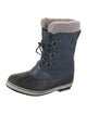 Sorel Fur Trim Lace-Up Boots