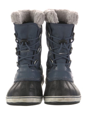 Sorel Fur Trim Lace-Up Boots