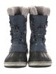 Sorel Fur Trim Lace-Up Boots