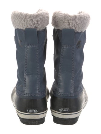 Sorel Fur Trim Lace-Up Boots