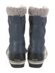 Sorel Fur Trim Lace-Up Boots