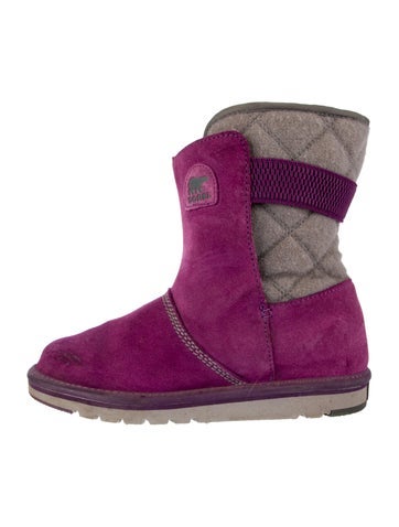Sorel Boots Suede Colorblock Pattern US 5 |