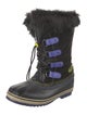 Sorel Suede Printed Lace-Up Boots