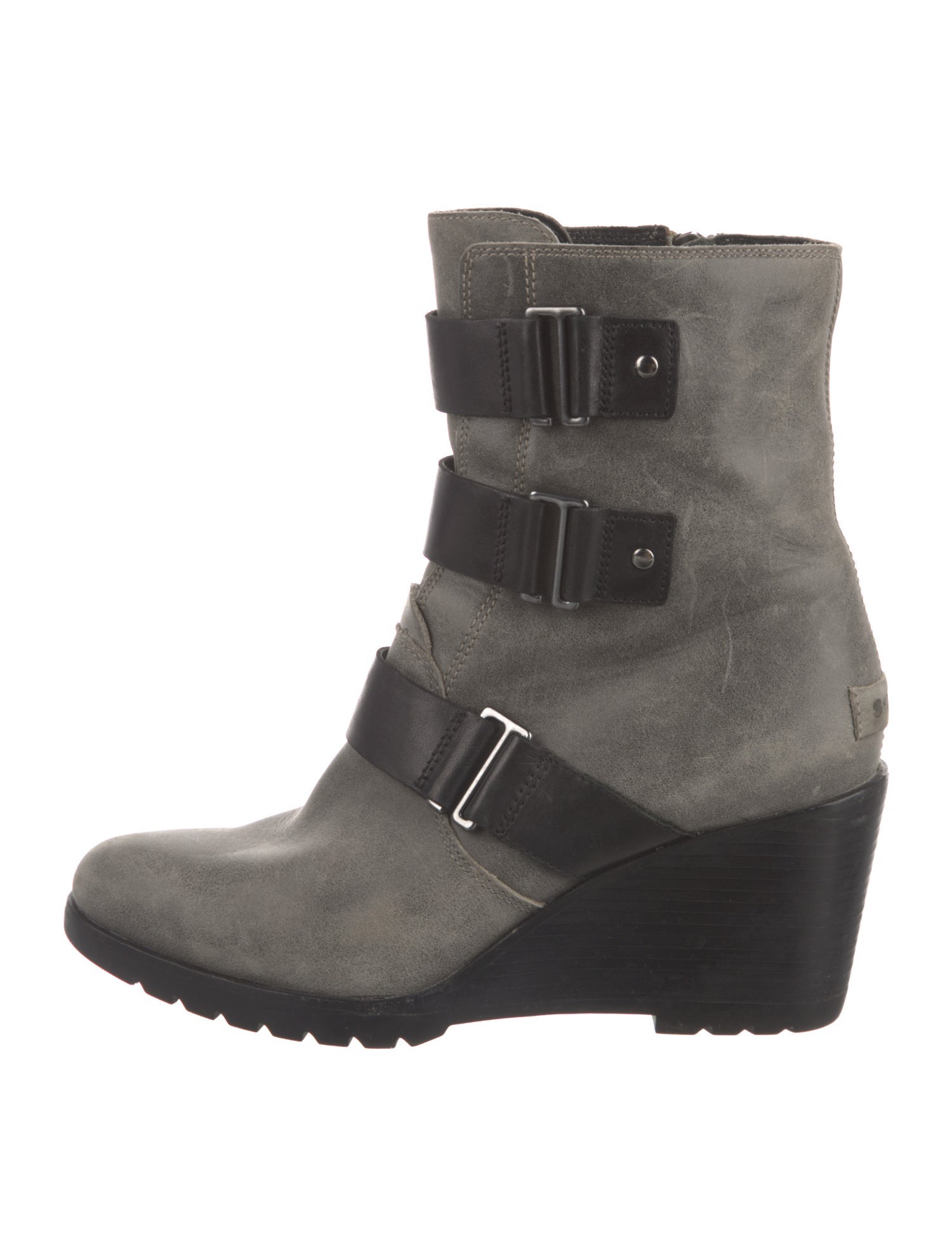 Sorel Leather Moto Boots