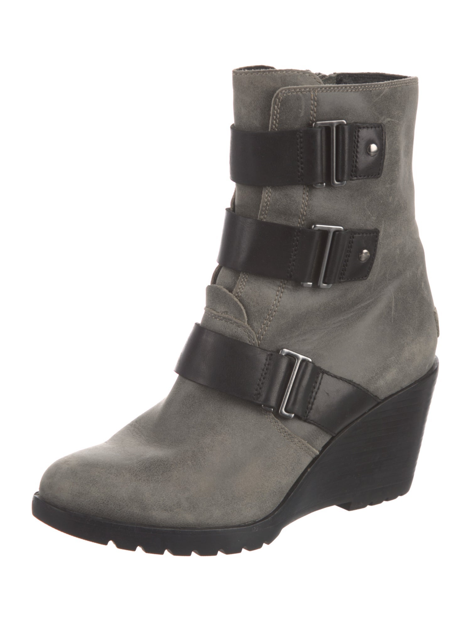 Sorel Leather Moto Boots