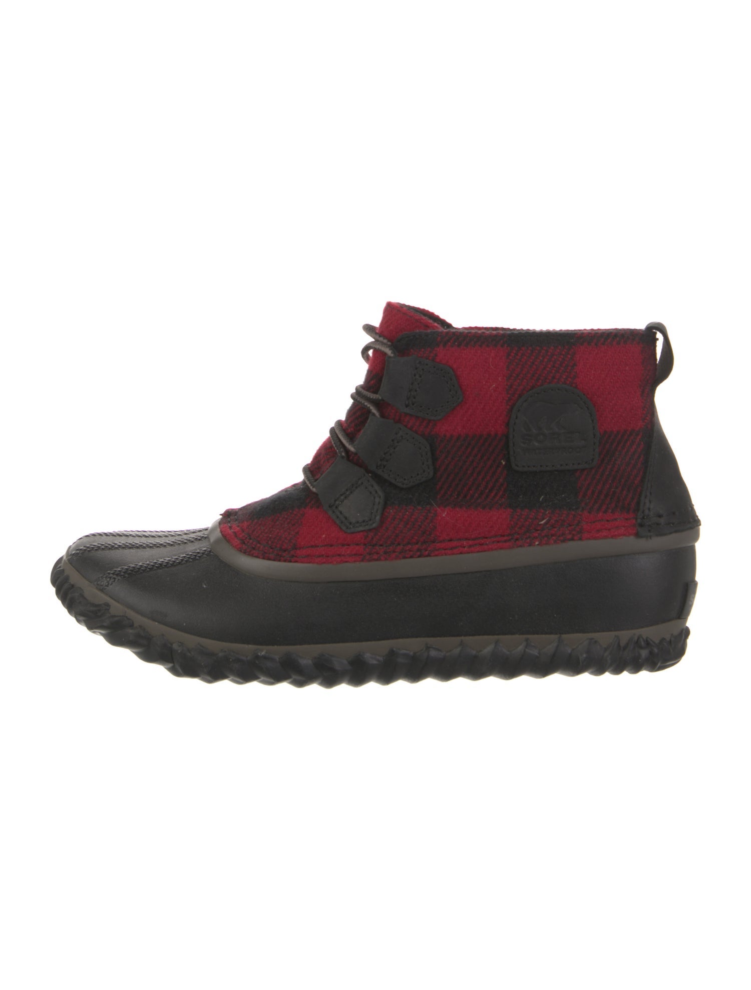 Sorel Wool Printed Lace-Up Boots