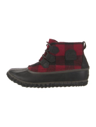Sorel Wool Printed Lace-Up Boots