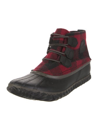 Sorel Wool Printed Lace-Up Boots