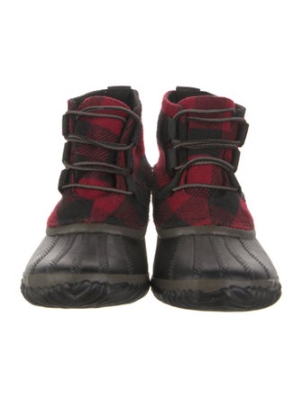 Sorel Wool Printed Lace-Up Boots