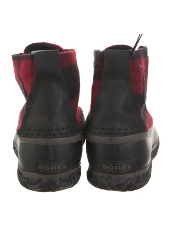 Sorel Wool Printed Lace-Up Boots