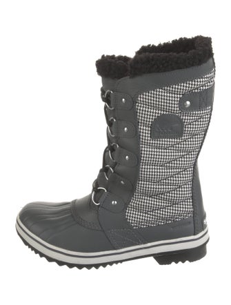 Sorel Rubber Houndstooth Print Boots