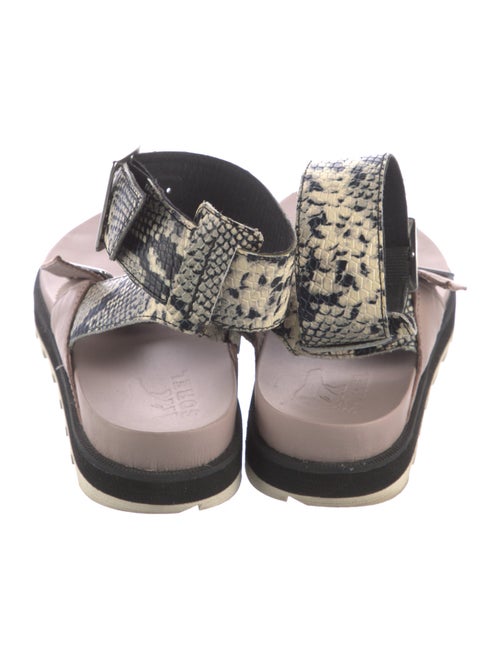 Sorel Embossed Leather Gladiator Sandals