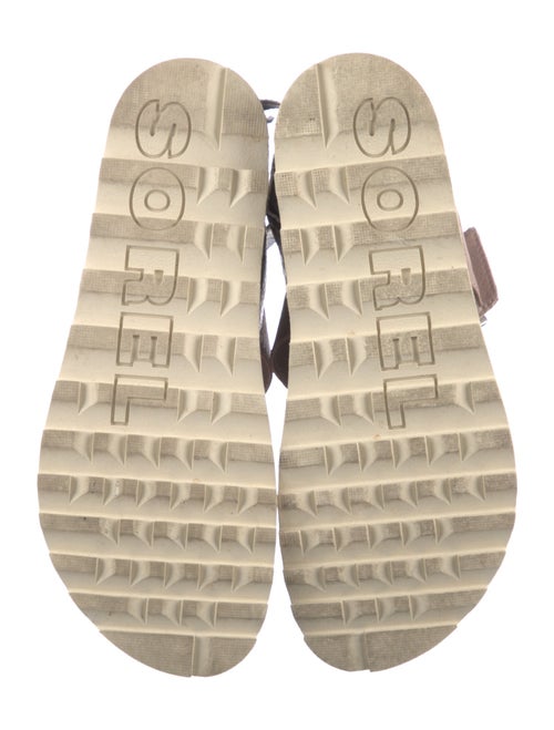 Sorel Embossed Leather Gladiator Sandals