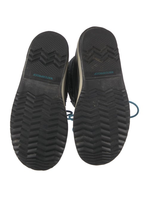 Sorel Suede Houndstooth Print Lace-Up Boots