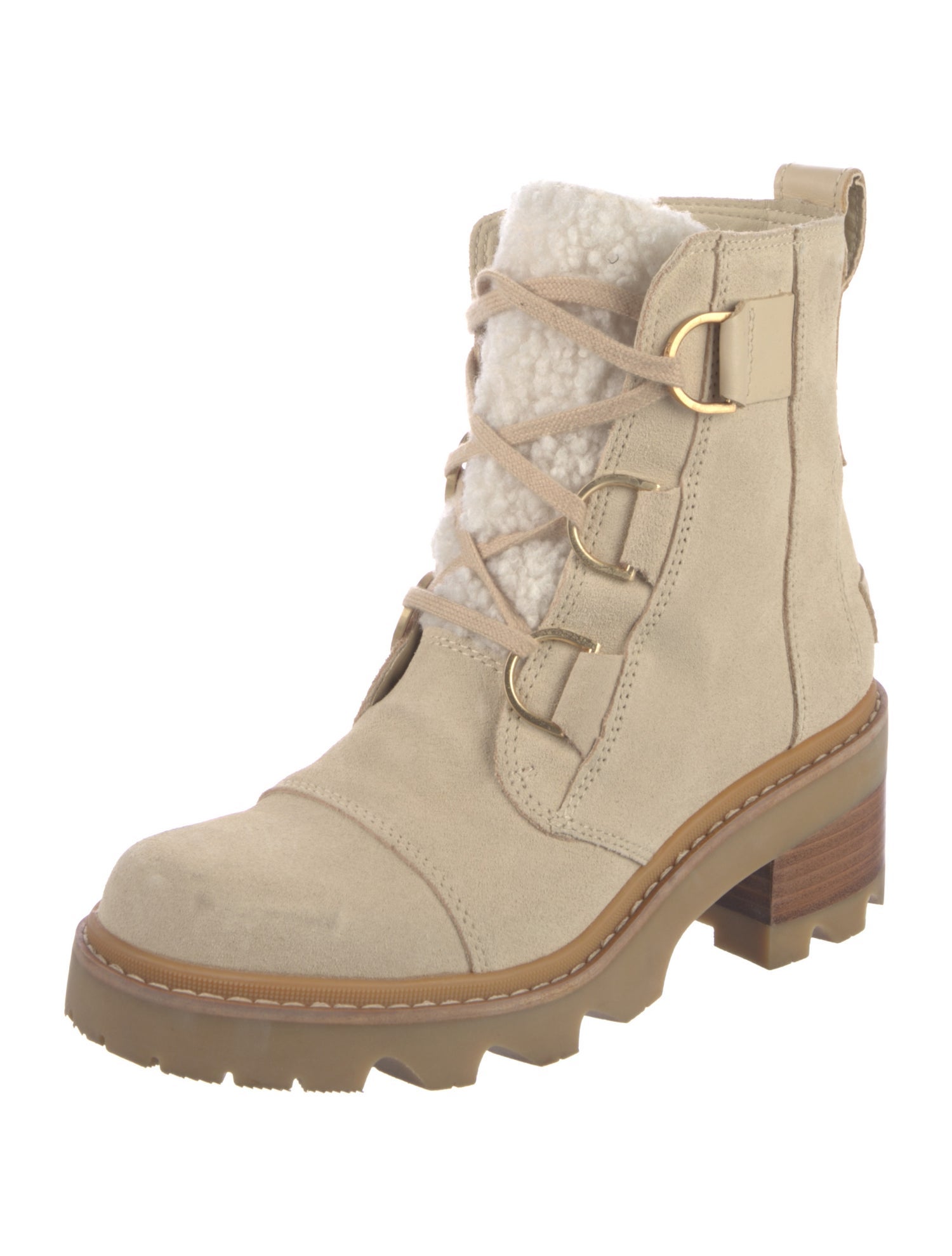 Sorel Suede Combat Boots