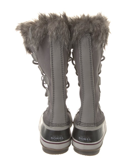 Sorel Suede Faux Fur Trim Lace-Up Boots