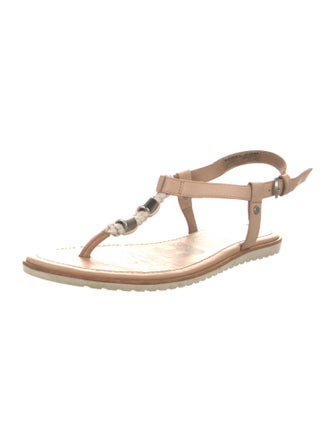 Sorel Patent Leather T-Strap Sandals