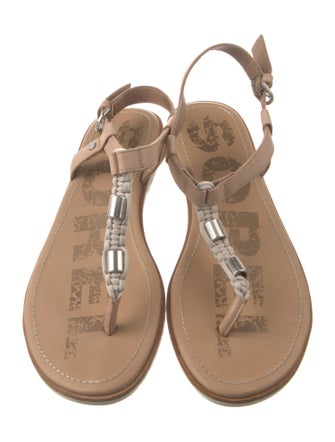Sorel Patent Leather T-Strap Sandals
