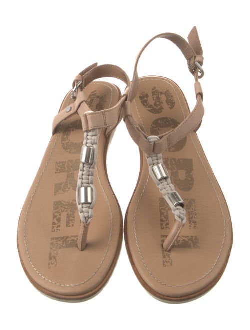 Sorel Patent Leather T-Strap Sandals