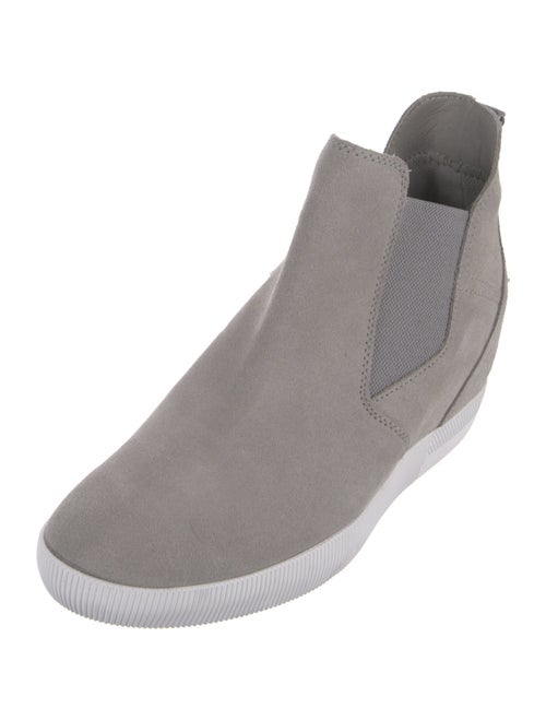 Sorel Suede Wedge Sneakers