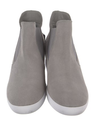 Sorel Suede Wedge Sneakers