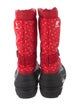 Sorel Nylon Polka Dot Print Boots