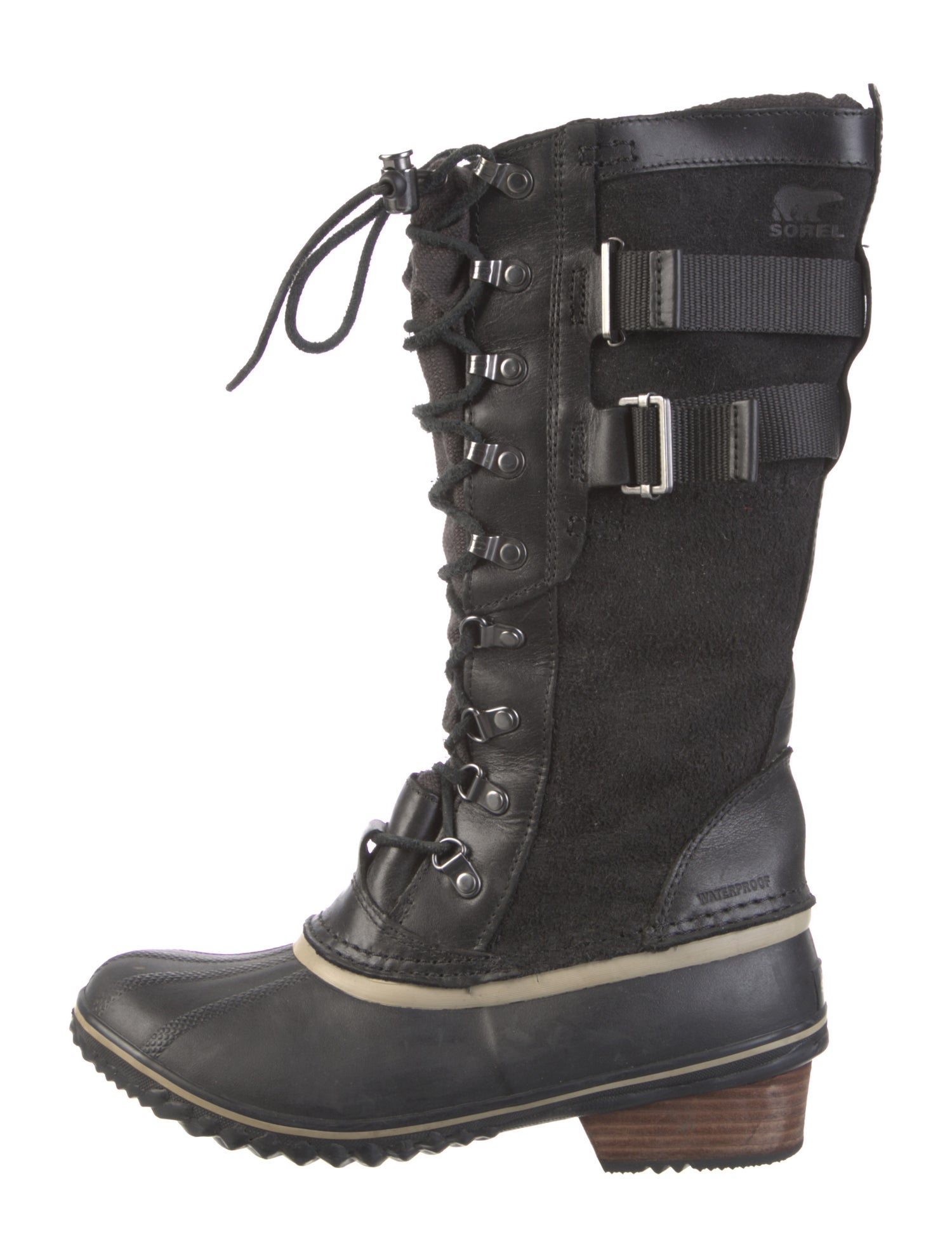 Sorel Leather Lace-Up Boots
