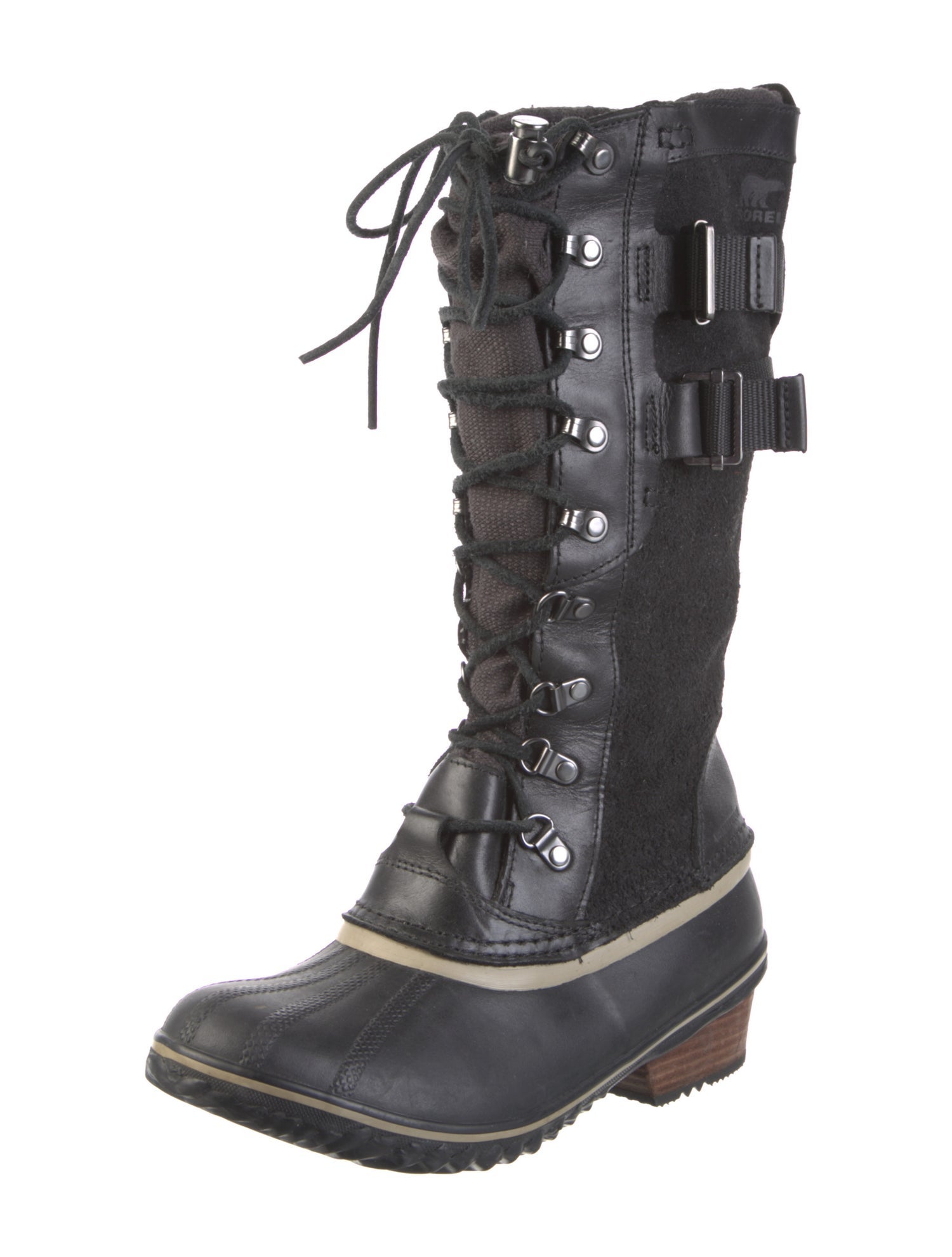 Sorel Leather Lace-Up Boots