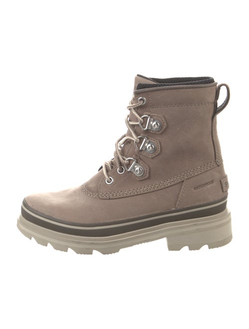 Sorel Suede Combat Boots
